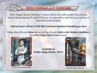 2021 Topps Chrome F1 Formula 1 Racing Hobby Lite balíček - plnění 1