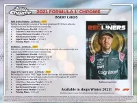 2021 Topps Chrome F1 Formula 1 Racing Hobby Lite balíček - plnění 3