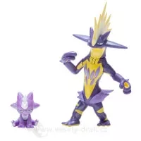 Pokémon Toxel (5 cm) a jeho vývin Toxtricity (7 cm)