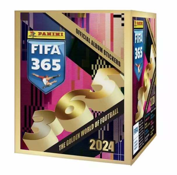 Futbalové samolepky Panini FIFA 365 2023/2024 Adrenalyn - box 36 balíčků