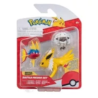 Pokémon Battle Figure Set Figure 3-Pack Wooloo, Carvanha, Jolteon