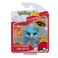 3-Pack Pokémon akčních figurek Kabuto, Charmander, Metang