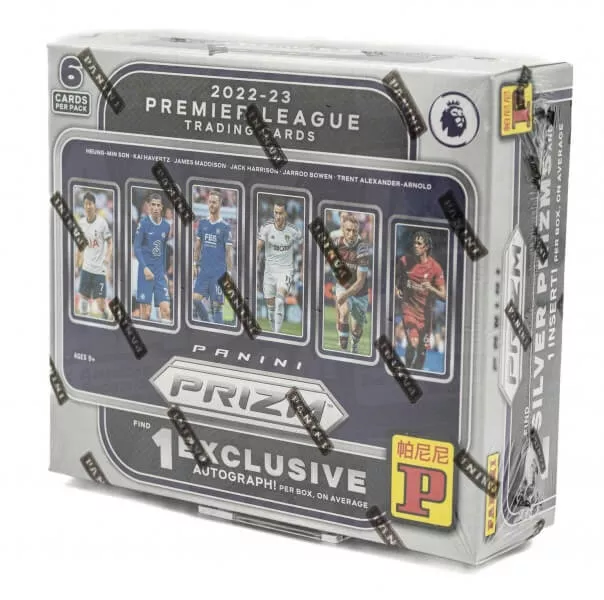 2022-2023 Panini Prizm Premier League TMALL box - futbalové karty