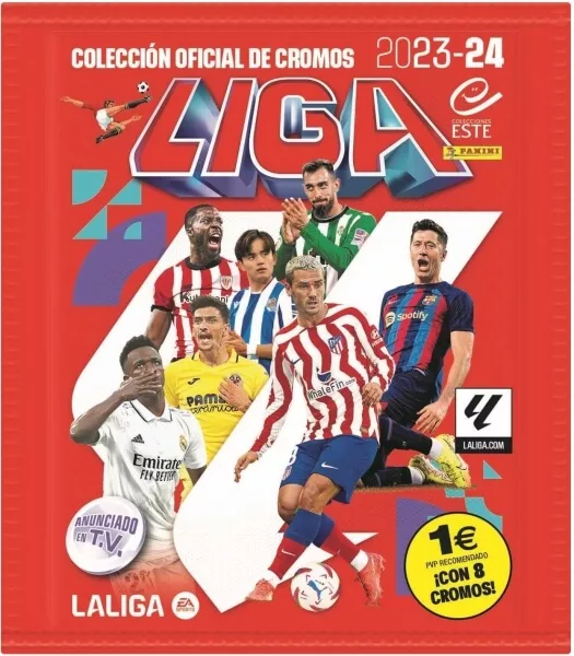 Futbalové samolepky Španielska La Liga 2023/2024 - balíček