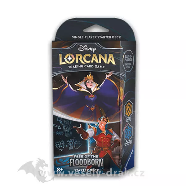 Disney Lorcana TCG: Rise of the Floodborn Starter Deck - Amber a Saphire
