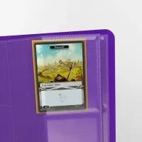 Album na karty Gamegenic Casual 8-Pocket Purple - vkládání karet do alba je z boku