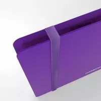 Album na karty Gamegenic Casual 8-Pocket Purple se zavíráním na gumu