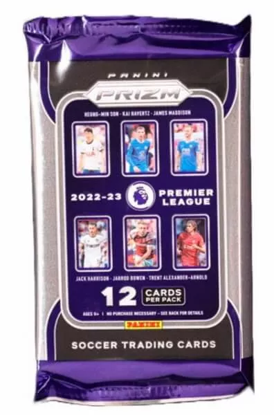 2022-2023 Panini Prizm Premier League Soccer Hobby balíček - futbalové karty