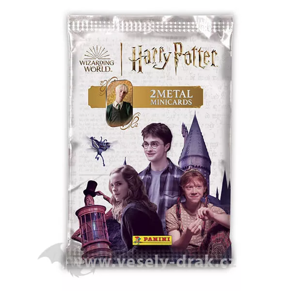 Harry Potter kovové minikarty - balíček 2 kariet