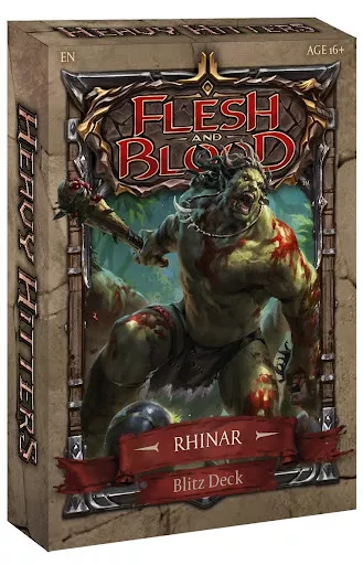 Flesh and Blood TCG - Heavy Hitters Blitz Deck - Rhinar