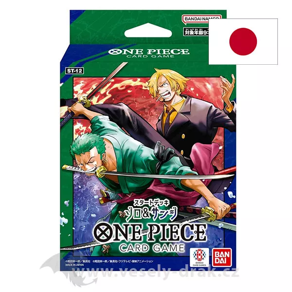 One Piece Card Game - Zoro and Sanji Starter Deck ST12 - JP