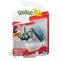 Balení hračky Pokémon Clip and Go Poké Balls - Trubbish