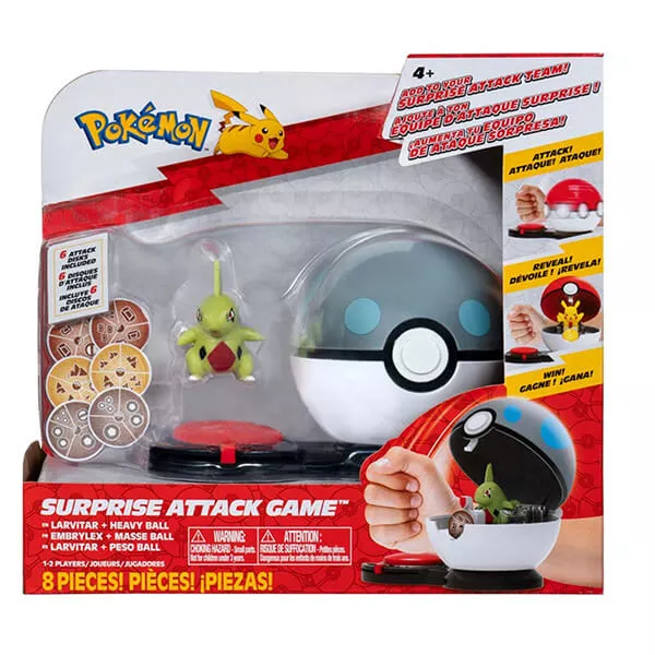 Pokémon figúrková bitka - Surprise Attack Game - Larvitar