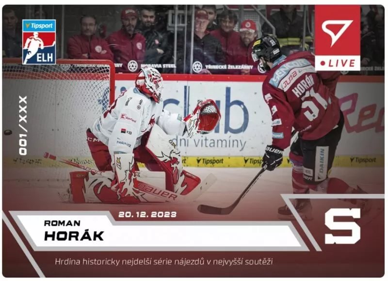Hokejová karta Live Tipsport 2023-2024 - L-34 Roman Horák