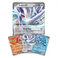 Jumbo karta Pokémon a promo karty Pokémon: Lugia ex, Ho-Oh ex a Suicune ex