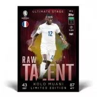 EURO 2024 Topps Match Attax Raw Talent Limited Edition Kolo Muani