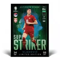 EURO 2024 Topps Match Attax Super Striker Limited Edition Vlahovic