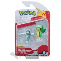 Akční figurky Pokémon Machop a Snivy - 5 cm - balení