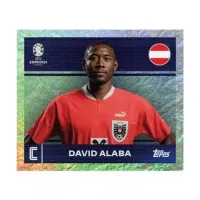 Topps EURO 2024 samolepky Austria Captain David Alaba