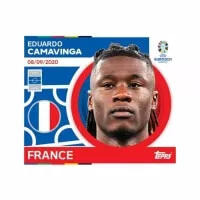 Topps EURO 2024 samolepky France Eduardo Camavinga