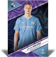 Fotbalove karty Topps 2023-2024 UEFA Superstars Ultra Rare Erling Haaland
