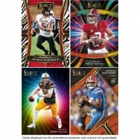 2023 Panini Select Draft Picks NFL Football Blaster Box (Gold Lazer Prizms) karty