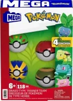 Pokemon stavebnice MEGA Construction Set - Grass-Type Trainer Team