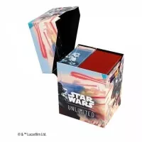 Krabicka Star Wars Unlimited Soft Crate - Mandalorian Moff Gideon otevrena