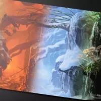 Hraci podlozka Magic the Gathering - Bloomburrow - Season Lands Forest (Four Seasons) umelecka
