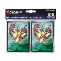 Bloomburrow Zinnia, Valley’s Voice Deck Protector Sleeves (100ct) for Magic: The Gathering