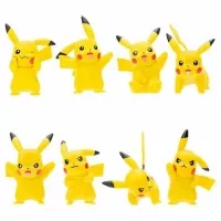 8 ks akčních figurek Pokémon Pikachu