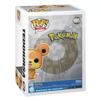 Zadní strana balení POP! figurky Pokémon Teddiursa