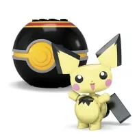 Pokémon stavebnice - figurka Pichu s Pokéballem