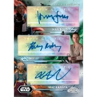 Ukázka karet setu Topps Star Wars Chrome 2024
