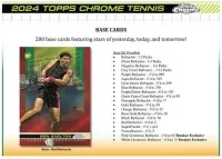 2024 Topps Chrome Tennis Hobby 3