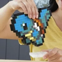 Pokemon stavebnice Mega - Squirtle Pixel Art vystavena