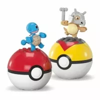 Pokemon stavebnice Mega - Squirtle a Cubone pokebaly