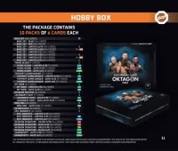 Oktagon MMA 2024 Hobby box obsah