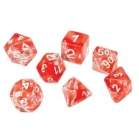Red Cloud Resin Dice Set - Sirius Dice