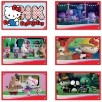 Hello Kitty 50. výročie Nálepky