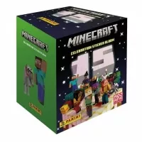 Krabica so samolepkami k 15. výročiu Minecraftu