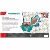 Pokémon Scarlet and Violet 151 - Blooming Waters Premium Collection - zadná strana krabice