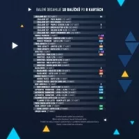 Prémiové balenie hokejových kariet Tipsport ELH 2024/25 - 1. séria - výplň krabičky