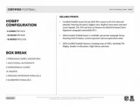 2024 Panini Certified Football Hobby Box 3