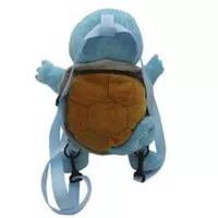 Plyšový medvedík s popruhmi na chrbte - Squirtle