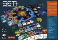 Dosková hra SETI: Pátrání po mimozemské inteligenci + promo Pluto - zadná strana krabice