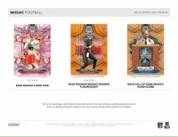 2024 Panini Mosaic NFL Football Blaster Box - obsah balenia 1