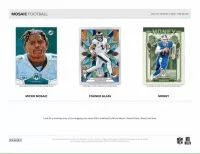 2024 Panini Mosaic NFL Football Blaster Box - 3 obsahy