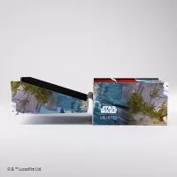 Multifunkčný box na karty Star Wars: Unlimited - Battle of Scarif - odklápacie veko
