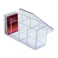 UltraPro 4-Compartment Clear Card Box